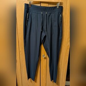 Stylish Dark Blue Women's Straight Leg Pants
